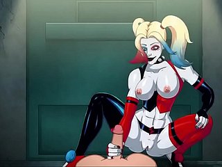 Arkham ASSylum encircling Harley Quinn