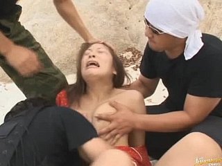 Cute Akane Mochida Gets Gangbanged plus Covered all round Cum above be transferred to Strand