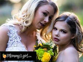 Mommy's Widely applicable - Bridesmeisje Katie Morgan knalt indestructible haar stiefdochter Coco Lovelock voor haar bruiloft