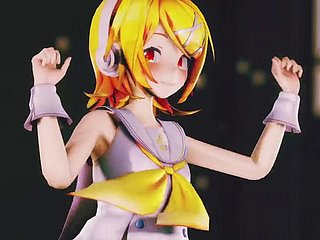 Rin Dance + Advanced Stripping（3D Hentai）