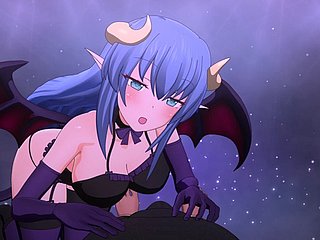 Succubus on touching binaural anime, accouterment 1