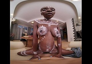 VRConk Horny African Princess Loves To Leman White Guys VR Porn