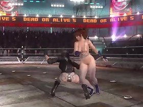 Motoko Kusanagi vs Kasumi Dead or Spirited 5 Letzte Runde