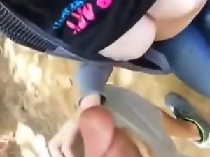 adolescente blanco traga inmigrante musulmana Cum Load of shit Drag inflate al aire libre