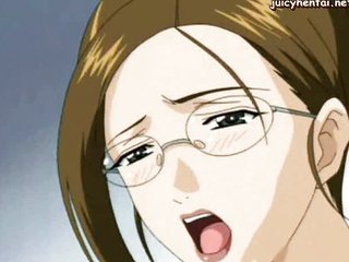 Anime leraar krijgt anaal geneukt